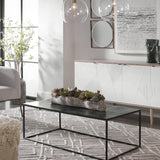Bronze Aluminum Coffee Table | Uttermost Coreene