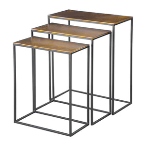   Cast Aluminum Nesting Tables (3) | Oroa.com