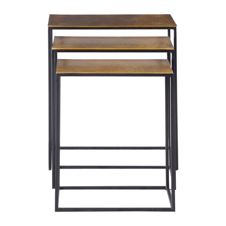 Cast Aluminum Nesting Tables (3) | Uttermost  Coreene