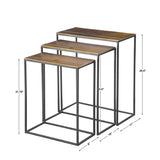 Cast Aluminum Nesting Tables (3) | Uttermost  Coreene