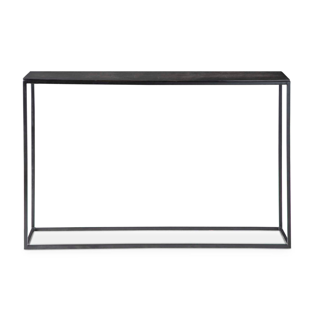   Black Iron Industrial Console Table | Oroa.com