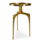 Round Cast Aluminum Accent Table | Uttermost  Kenna
