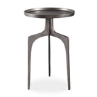 Round Cast Aluminum Accent Table | Uttermost  Kenna