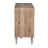 Modern European furniture - White Starburst 4-Door Cabinet - www.oroa.com