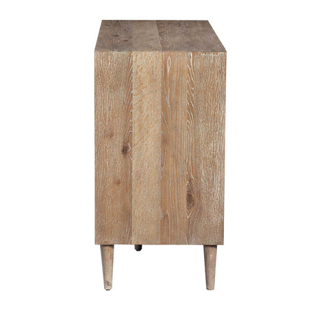 Modern European furniture - White Starburst 4-Door Cabinet - www.oroa.com