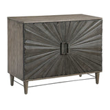 Modern European furniture - Oak Starburst 2-Door Cabinet - www.oroa.com