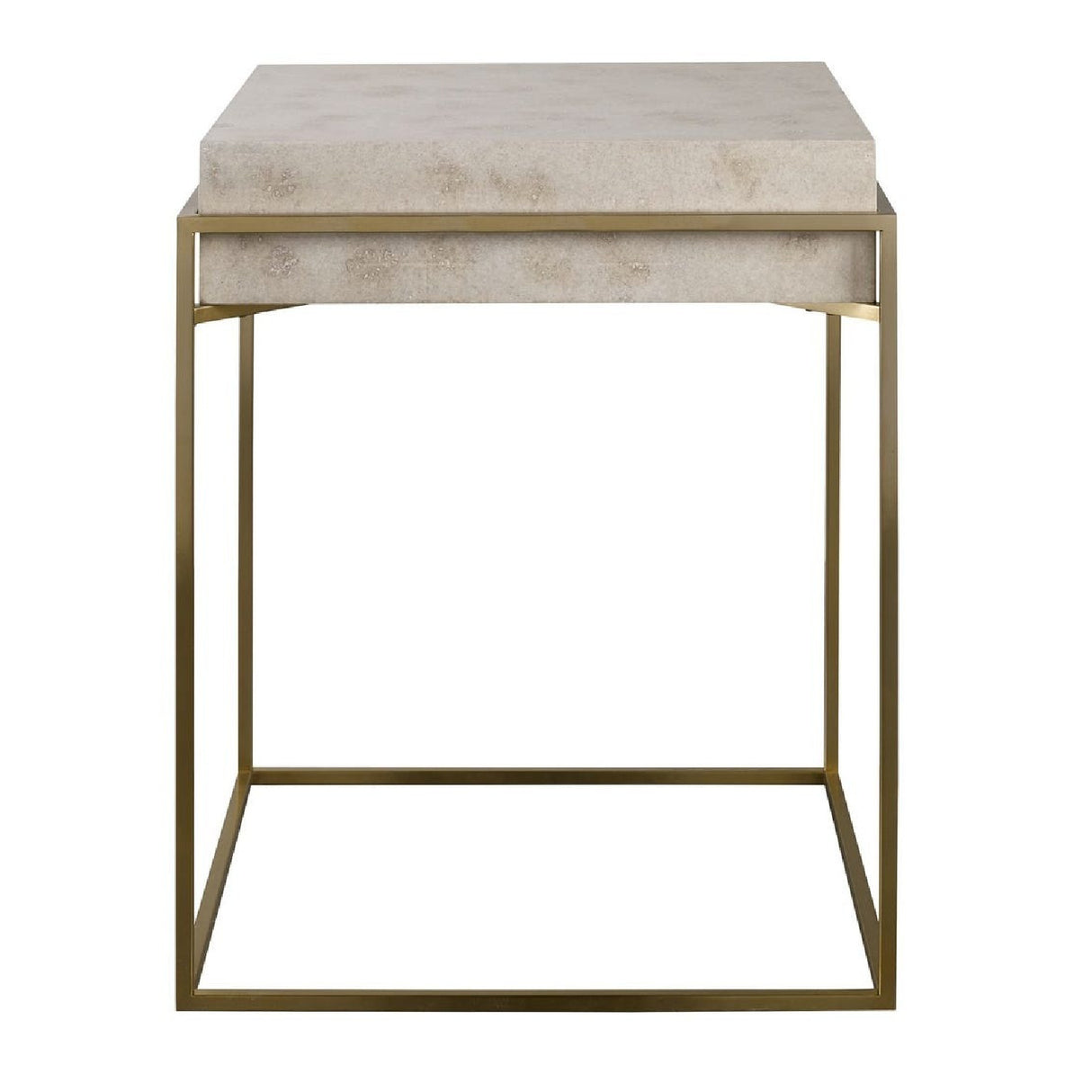 White Burl Veneer Accent Table | Uttermost Inda