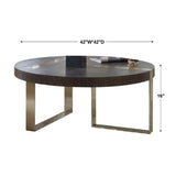 Modern European furniture - Oak Round Coffee Table - www.oroa.com