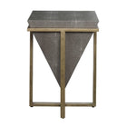 Fir Wood Pyramid Side Table | Uttermost Bertrand