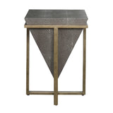 Fir Wood Pyramid Side Table | Uttermost Bertrand