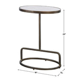 Iron Base Oval Accent Table | Uttermost Jessenia