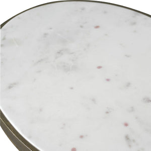   Iron Base Oval Accent Table | Oroa.com