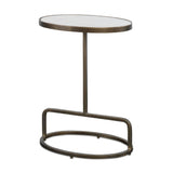 Iron Base Oval Accent Table | Uttermost Jessenia