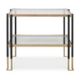 Modern European furniture - Two-Toned Iron Side Table - www.oroa.com