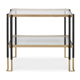 Modern European furniture - Two-Toned Iron Side Table - www.oroa.com