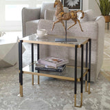Modern European furniture - Two-Toned Iron Side Table - www.oroa.com