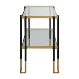 Modern European furniture - Two-Toned Iron Side Table - www.oroa.com