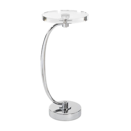 Round Crystal Drink Table | Uttermost  Waveney