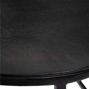   Black Aluminum Oval Coffee Table | Oroa.com