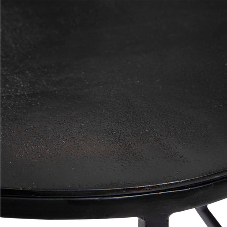 Modern European furniture - Black Aluminum Oval Coffee Table - www.oroa.com