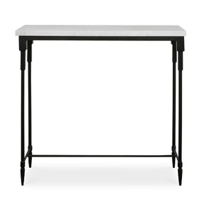 White Marble Console Table by Uttermost Bourges