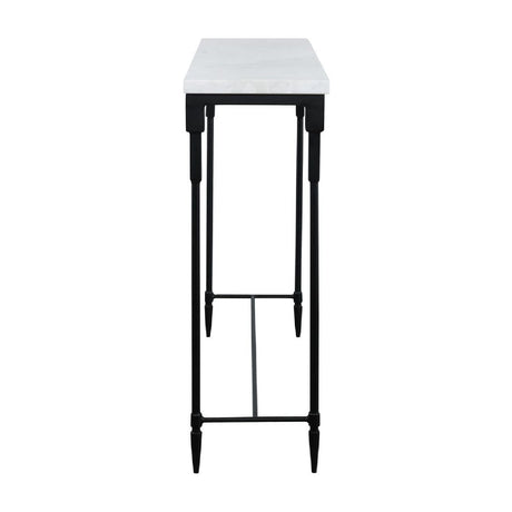 Modern European furniture - White Marble Console Table - www.oroa.com