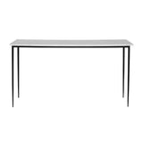 White Marble Top Console Table | Uttermost Nightfall
