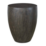 Modern European furniture - Walnut Finished Round End Table - www.oroa.com