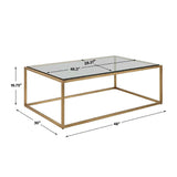 Gold Framed Coffee Table | Uttermost Bravura