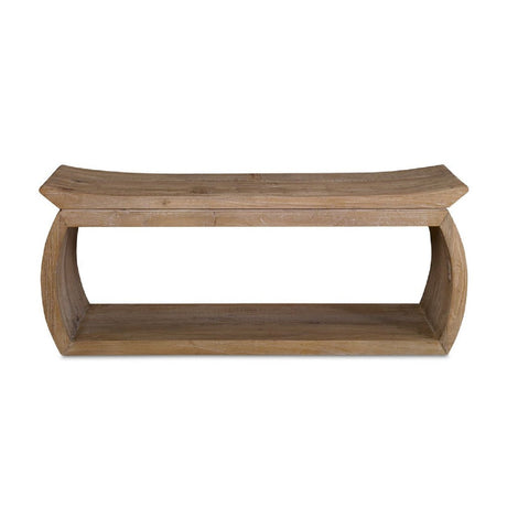 Elm Wood Accent Bench | Uttermost Connor