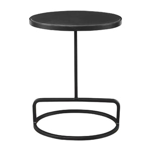   Iron Base Oval Accent Table | Oroa.com