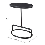 Iron Base Oval Accent Table | Uttermost Jessenia