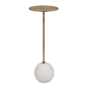 Modern European furniture - Gold Pedestal Drink Table - www.oroa.com