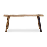 Modern European furniture - Rustic Pine Wood Bench - www.oroa.com