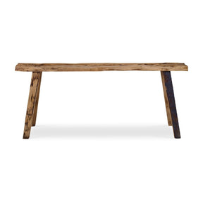 Rustic Pine Wood Bench by Uttermost Paddock