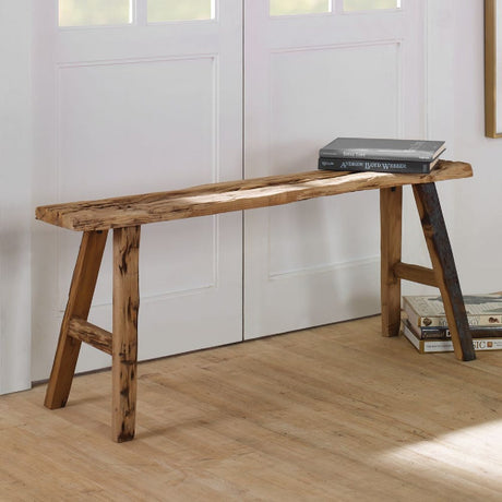   Rustic Pine Wood Bench | Oroa.com