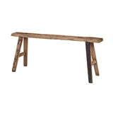 Modern European furniture - Rustic Pine Wood Bench - www.oroa.com