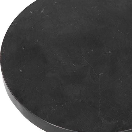 Modern European furniture - Black Marble Drink Table - www.oroa.com