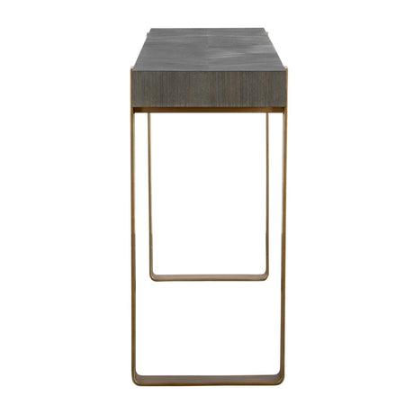 Modern European furniture - Gray Ash Console Table - www.oroa.com