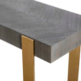 Modern European furniture - Gray Ash Console Table - www.oroa.com