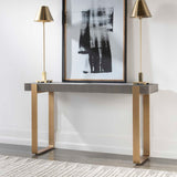 Modern European furniture - Gray Ash Console Table - www.oroa.com
