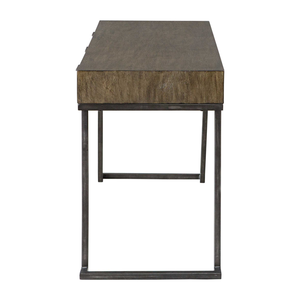 Modern European furniture - Mango Wood 3-Drawer Desk - www.oroa.com