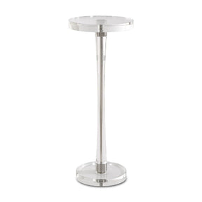 Crystal Pedestal Drink Table by Uttermost Pria
