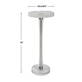 Modern European furniture - Crystal Pedestal Drink Table - www.oroa.com