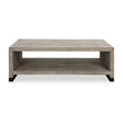 Modern European furniture - Whitewashed Wood Coffee Table - www.oroa.com