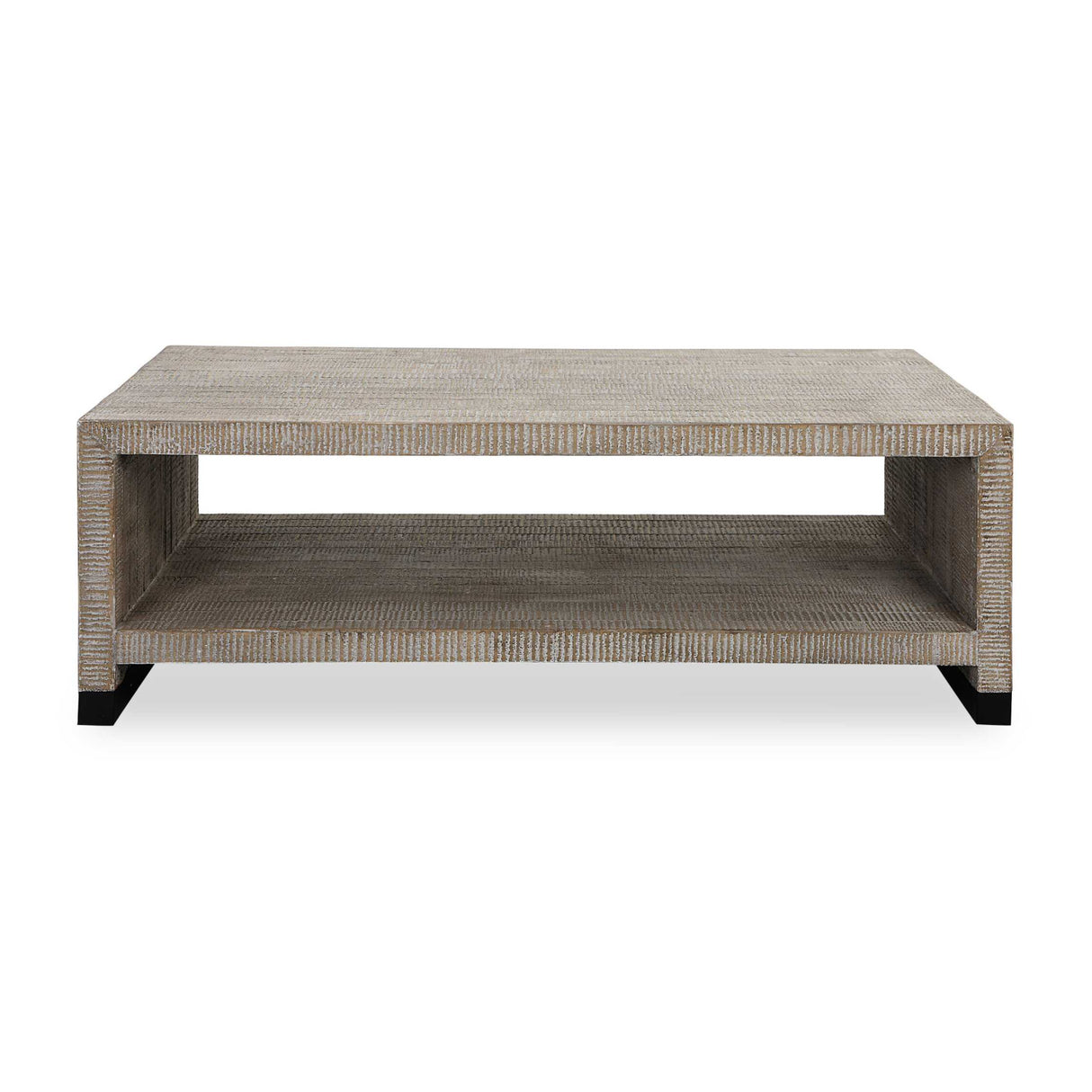 Modern European furniture - Whitewashed Wood Coffee Table - www.oroa.com