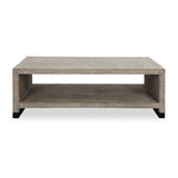Modern European furniture - Whitewashed Wood Coffee Table - www.oroa.com
