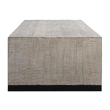 Modern European furniture - Whitewashed Wood Coffee Table - www.oroa.com
