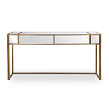 Modern European furniture - Gold Framed Mirror Console Table - www.oroa.com