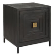 Modern European furniture - Black Wooden 1-Door Accent Cabinet - www.oroa.com